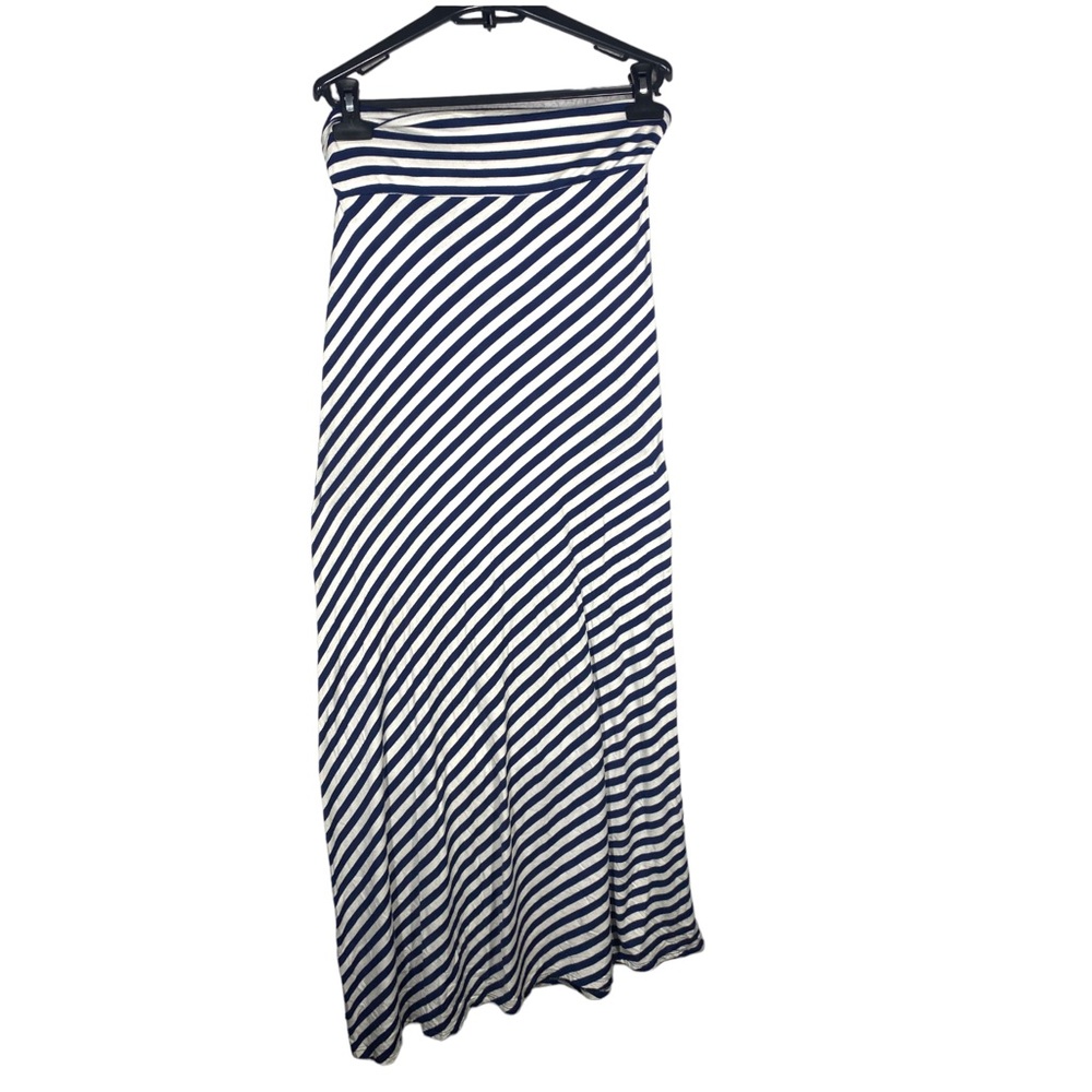 WOMEN'S MONTEAU HALTER DRESS BLACK AND WHITE SIZE LARGE